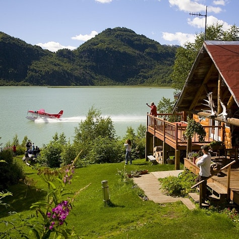 watervliegtuig Redoubt Bay Lodge Alaska