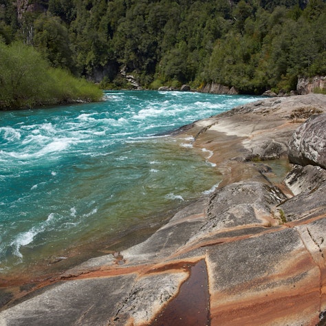 Futaleufu rivier, Aysén regio, Chili